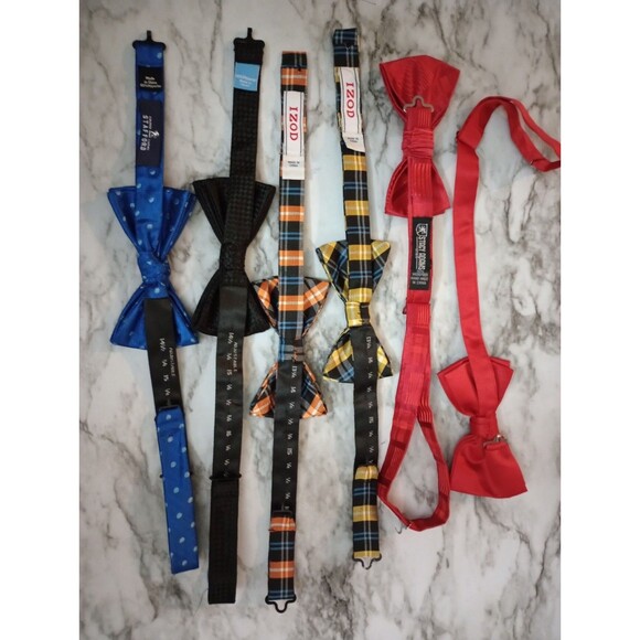 (Bundle) 6 Bowties Various Colors and Patterns - Picture 4 of 4